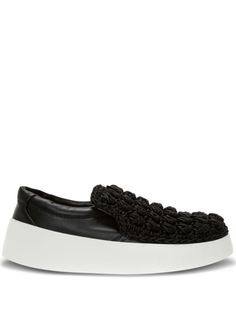 JW Anderson лоферы Popcorn, черный
