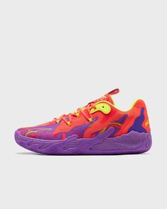 Кроссовки Puma Mb.03 Lo Lava, цвет purple glimmer-red blast