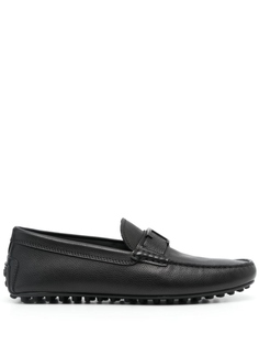 Tods лоферы с логотипом, черный Tod’S