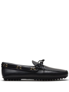 Car Shoe мокасины с бантом, черный