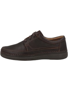 Туфли на шнуровке Clarks, темно-коричневый