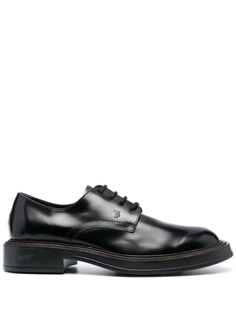 Tods оксфорды на шнуровке, черный Tod’S