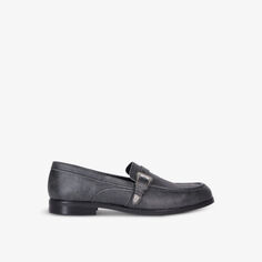 Кожаные мокасины Western-Buckle The Kooples, черный