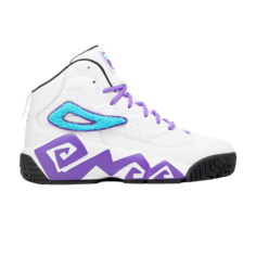 Кроссовки Fila MB Chenille White Bluefish Electric Purple, белый