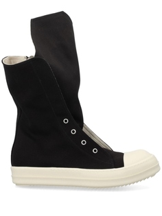 Rick Owens DRKSHDW кроссовки с крупным язычком, черный
