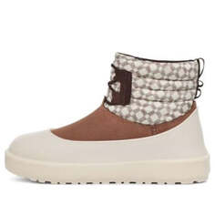 Кроссовки классические люксовые Ugg, коричневый