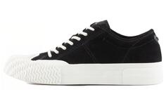 Кроссовки EMPORIO ARMANI Skateboarding Shoes Men Low-top Black, черный