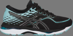 Кроссовки wmns gel cumulus 19 black porcelain blue Asics, черный