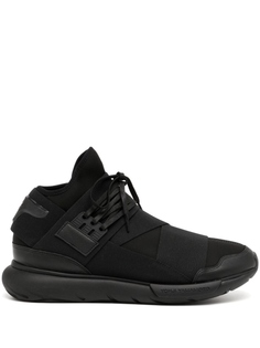 Y-3 кроссовки Qasa High Triple Black, черный