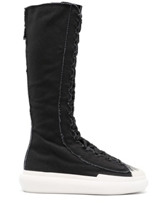 Y-3 ботинки Nizza с эффектом потертости, черный