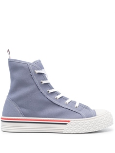 Thom Browne высокие кеды с полосками RWB, синий