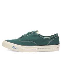 Кроссовки Visvim Logan Deck Lo Canvas Sneaker, зеленый