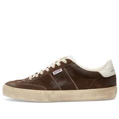 Кроссовки Golden Goose Soul Star Suede Sneaker, цвет Dark Brown & Milk