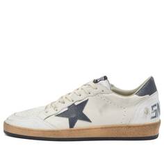 Кроссовки Golden Goose Ball Star Leather Sneaker, цвет White & Dusty Blue
