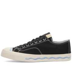 Кроссовки Visvim Seeger Low Canvas Sneakers, черный