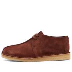 Туфли броги Clarks Originals Desert Trek, цвет Dark Rust Brown