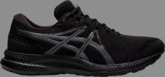 Кроссовки gel contend 7 black carrier grey Asics, черный