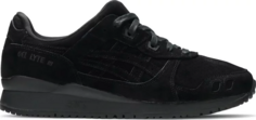 Кроссовки gel lyte 3 triple black Asics, черный