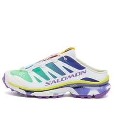 Кроссовки Mm6 Maison Margiela Mm6 X Salomon Xt-4 Mule, цвет Spectrum Blue, White & Spring Bouquet