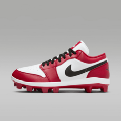 Бутсы Jordan 1 Retro MCS Low, цвет Gym Red/White/Black