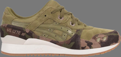 Кроссовки gel lyte 3 forest camo Asics, зеленый