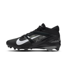 Бутсы Nike Alpha Menace 4 Pro Football Cleats, цвет Black/Light Smoke Grey/White
