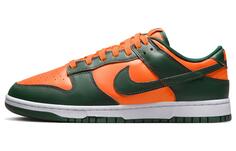 Кроссовки Nike Dunk Low Retro, оранжевый/зеленый