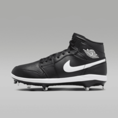 Бутсы Jordan 1 Retro Metal, цвет Black/White/White