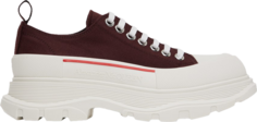 Кроссовки Alexander McQueen Tread Slick Lace Up Choco, красный