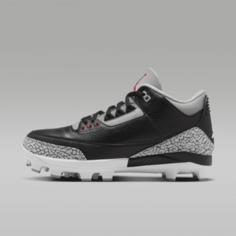 Бутсы Jordan 3 Retro MCS, цвет Black/Cement Grey/White/Fire Red