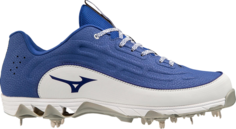 Кроссовки 9-Spike Ambition 3 Low Royal White, синий Mizuno