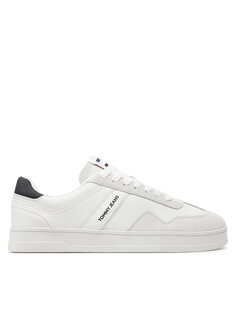Кроссовки Tommy Jeans Tjm Leather Retro Cupsole, экрю