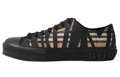 Кроссовки мужские Burberry Sliced Check, черный / бежевый