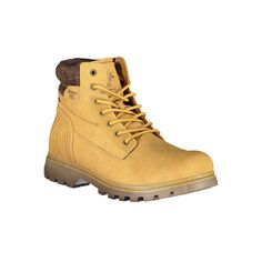 Мужские ботинки Carrera Sleek на шнуровке с контрастной отделкой, желтый
