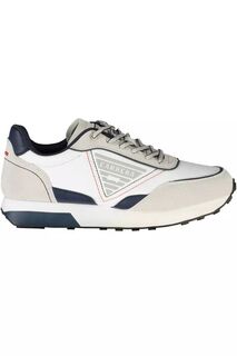 Мужские гладкие кроссовки Carrera с контрастными акцентами, белый