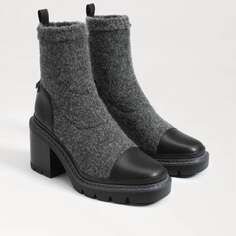 Вязаные ботильоны темно-серого/черного цвета Rozanna Sam Edelman
