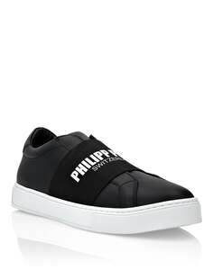 Кожаные кроссовки Philipp Plein TM, черный