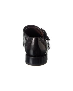 Кожаные мокасины с монками Ferragamo Salvatore Ferragamo, черный