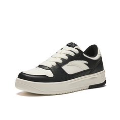 Кроссовки ANTA Skateboarding Shoes Men Low-top Ivory/Black, слоновая кость/черный