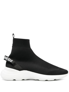 Кеды Dsquared2 With Logo, черный/белый