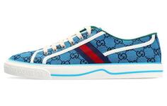 Мужские кеды Gucci Tennis 1977, синий/белый