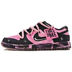 Мужские кроссовки для скейтбординга Nike Dunk, Black/Pink