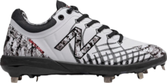 Бутсы New Balance 4040v4 Metal Dustin Pedroia, белый
