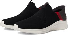 Кроссовки Ultra Flex 3.0 Viewpoint Hands Free Slip-Ins SKECHERS, цвет Black/Red