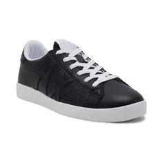 Кроссовки с добавлением кожи Armani Exchange, черный