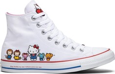 Кроссовки Converse Hello Kitty x Chuck Taylor All Star Canvas Hi White, белый