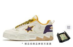 Кроссовки STARTER Skateboarding Shoes Men Low-top White/Purple, фиолетовый
