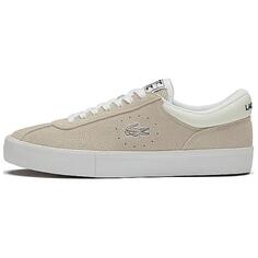 Кроссовки LACOSTE Skateboarding Shoes Men Low-top Light Brown, коричневый