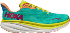 Кроссовки Wmns Clifton 9 Ceramic Evening Primrose, синий Hoka