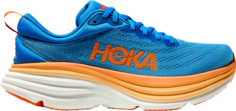 Кроссовки Bondi 8 Coastal Sky Vibrant Orange, синий Hoka